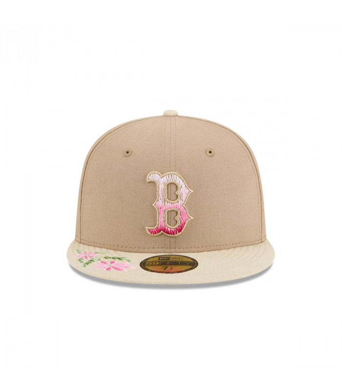 Gorra 59Fifty Boston Red Sox MLB Hand Stitched Beige