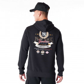 Polerón  New York Yankees MLB Badge Graphic Negro