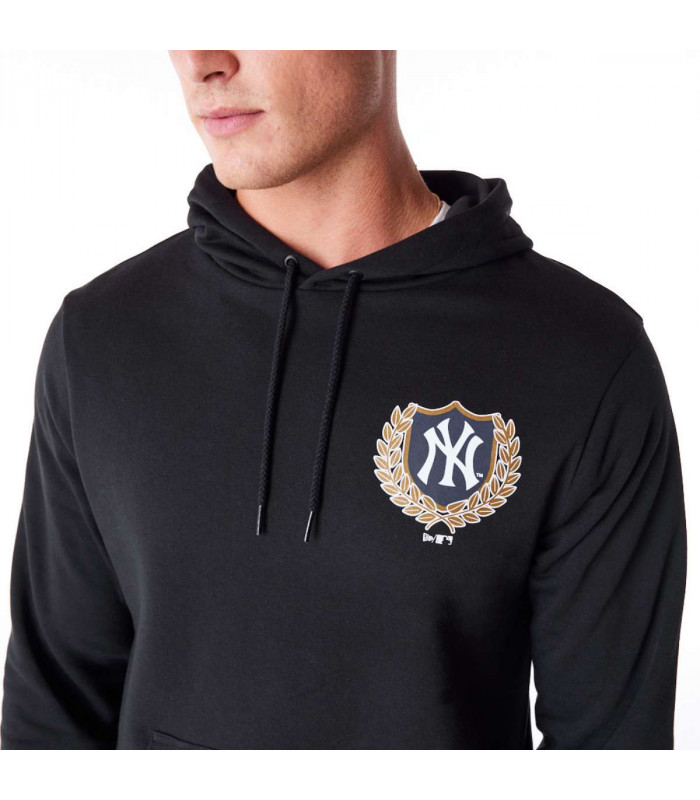 Polerón  New York Yankees MLB Badge Graphic Negro