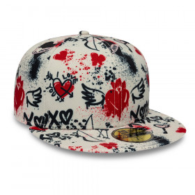 Gorra 59Fifty Valentines Beige