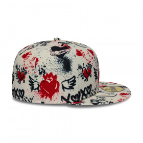 Gorra 59Fifty Valentines Beige