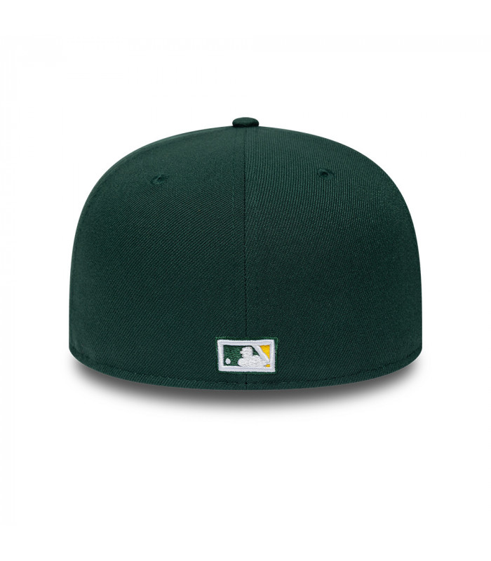 Gorra 59Fifty MLB Oakland Athletics Side Patch Verde Oscuro