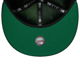 Gorra 59Fifty MLB Oakland Athletics Side Patch Verde Oscuro