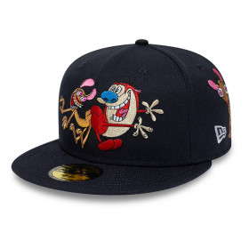 Gorra 59Fifty Ren And Stimpy Azul Marino