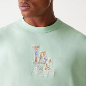 Polera Los Angeles Dodgers MLB Floral Verde
