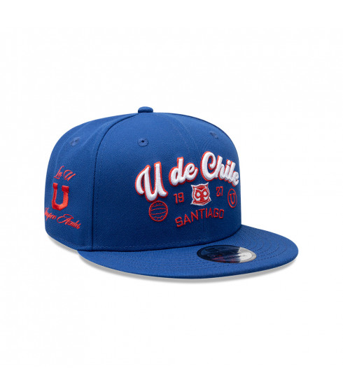 Gorra New Era 9Fifty Universidad De Chile Futbol Azul