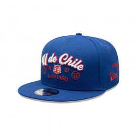 Gorra New Era 9Fifty Universidad De Chile Futbol Azul