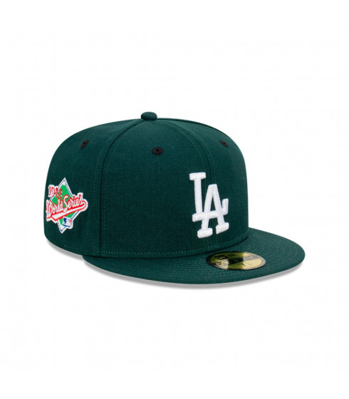 Gorra 59Fifty Los Angeles Dodgers World Series Verde