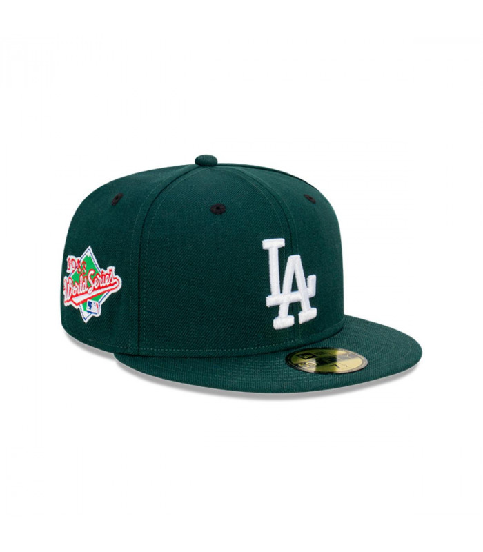 Gorra 59Fifty Los Angeles Dodgers World Series Verde