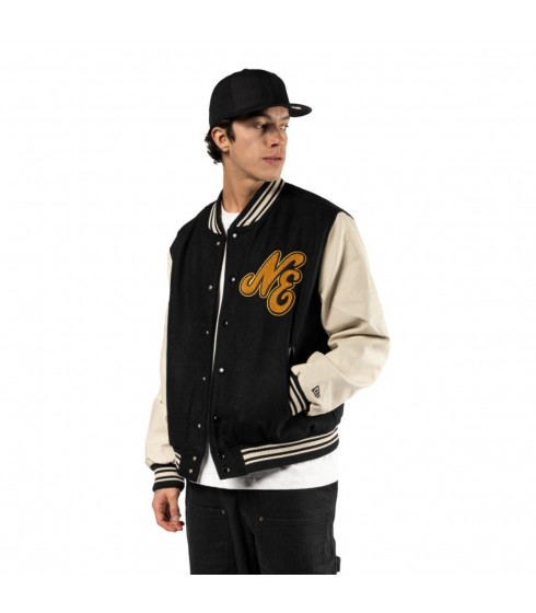 Chaqueta New Era  Heritage Negro