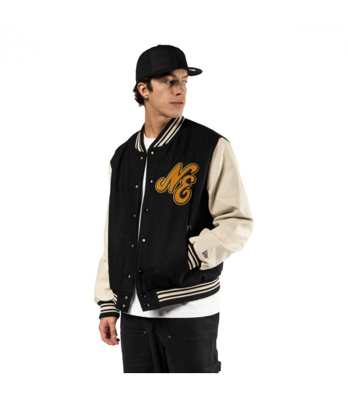 Chaqueta New Era  Heritage Negro
