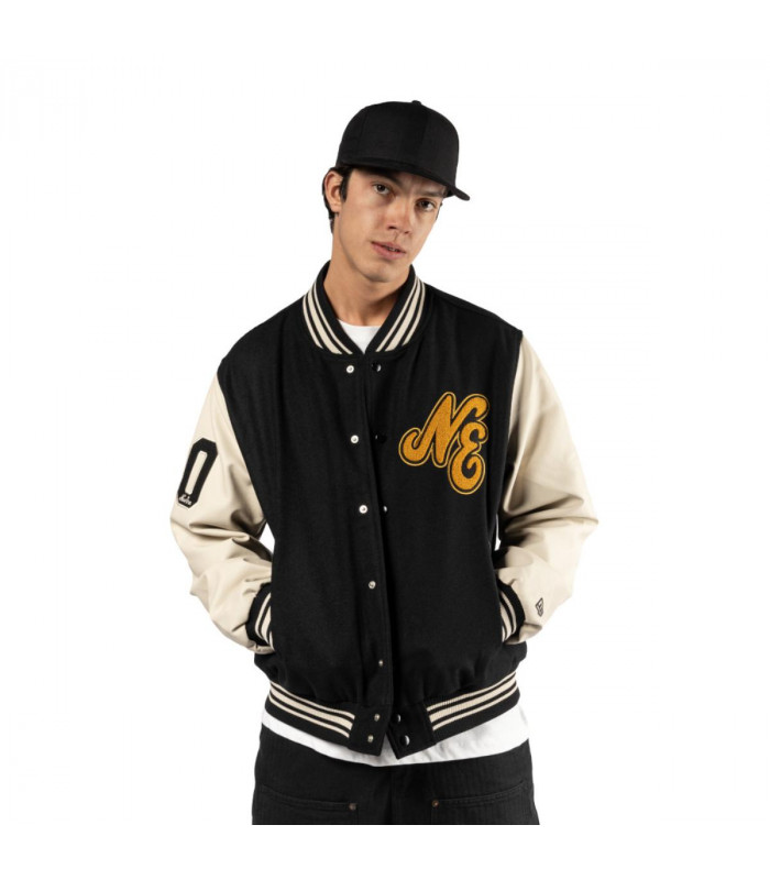 Chaqueta New Era  Heritage Negro