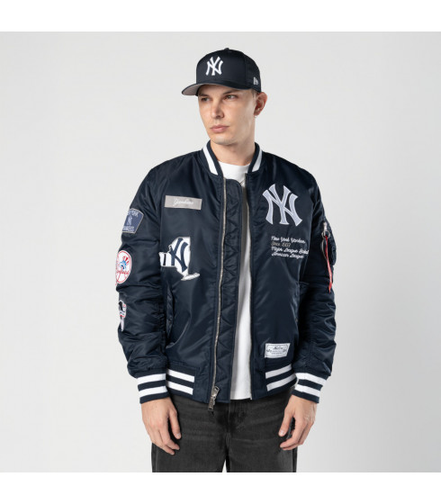 Chaqueta New York Yankees Alpha Industries Navy