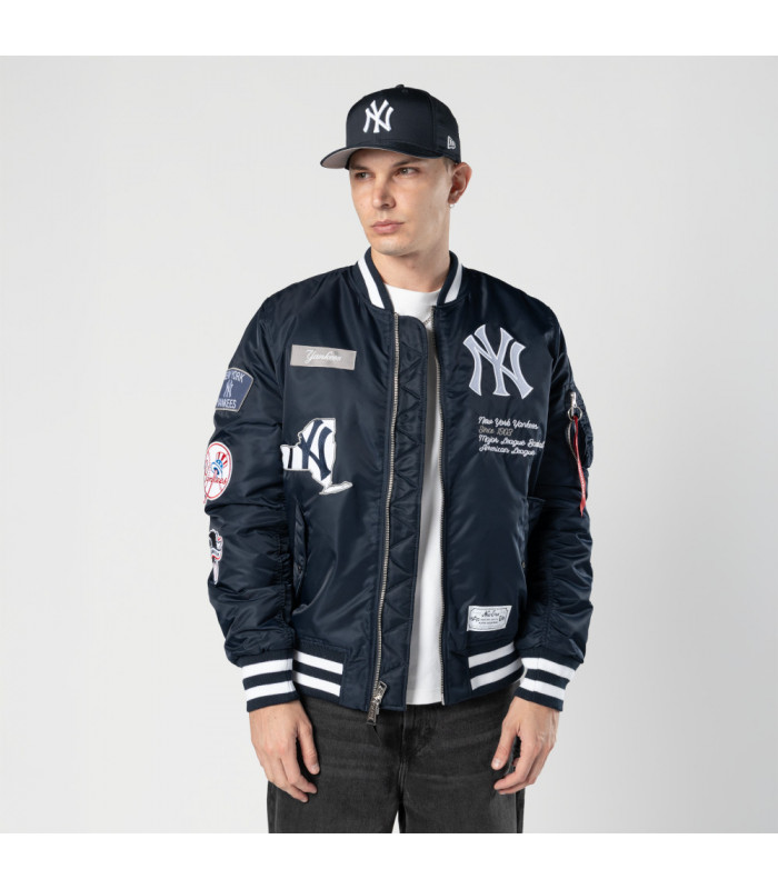 Chaqueta New York Yankees Alpha Industries Navy