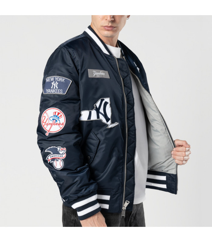 Chaqueta New York Yankees Alpha Industries Navy