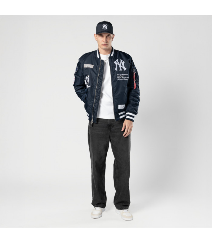 Chaqueta New York Yankees Alpha Industries Navy