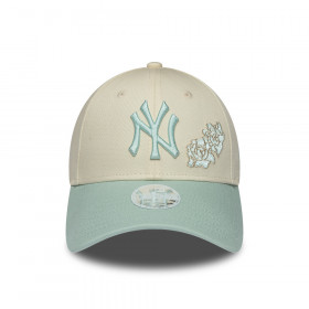 Gorra 9Forty MLB New York Yankees Floral Pack Beige