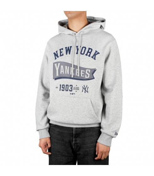 Poleron  New York Yankees MLB Pennant Graphic Grey Med