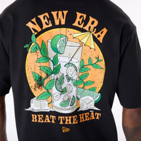 Polera Drink Graphic  Summer Graphic Negro
