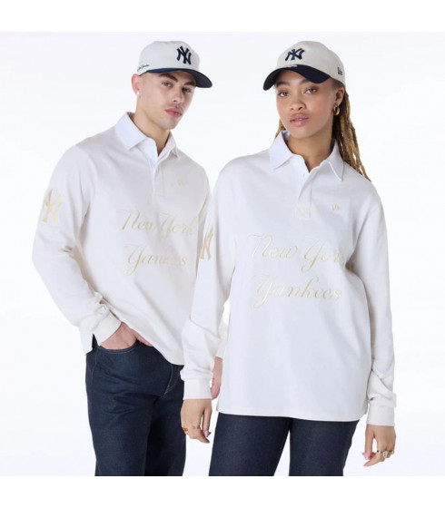 Poleron  New York Yankees MLB Sports Resort Blanco