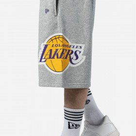 Short Los Angeles Lakers Off Court Retro Wordmark Grey Med