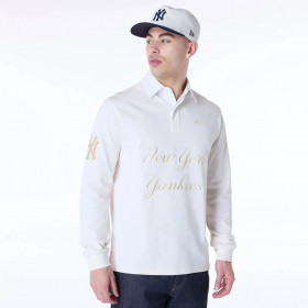 Poleron  New York Yankees MLB Sports Resort Blanco