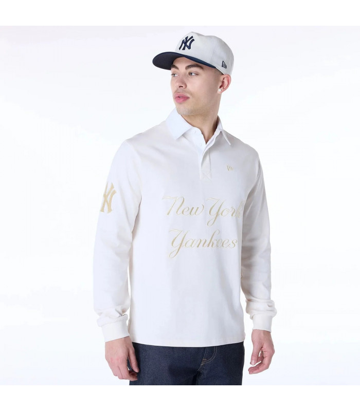 Poleron  New York Yankees MLB Sports Resort Blanco