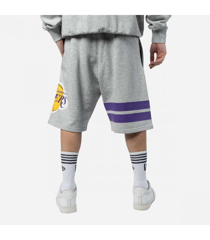 Short Los Angeles Lakers Off Court Retro Wordmark Grey Med