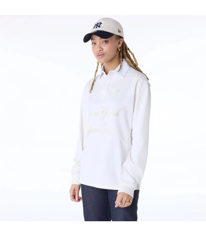 Poleron  New York Yankees MLB Sports Resort Blanco