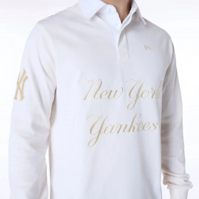 Poleron  New York Yankees MLB Sports Resort Blanco