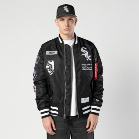Chaqueta Chicago White Sox Alpha Industries Black