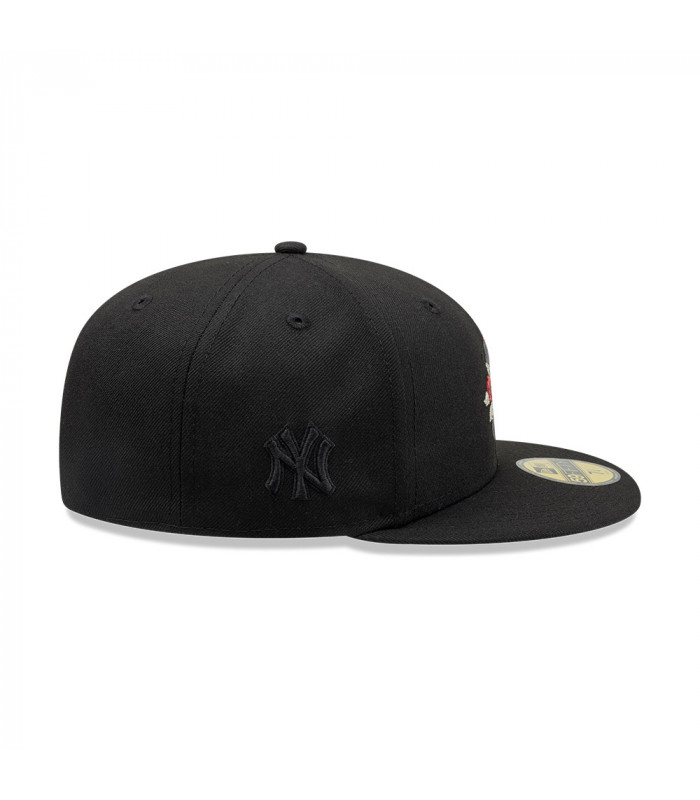Gorra 59Fifty MLB New York Yankees Gothic Flowers Negro