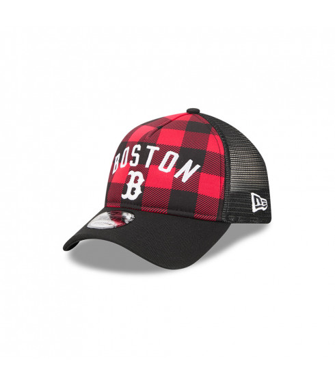 Gorra New Era 9Forty Boston Red Sox Novelty Check Negro