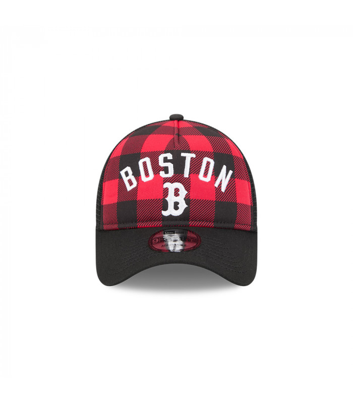 Gorra New Era 9Forty Boston Red Sox Novelty Check Negro