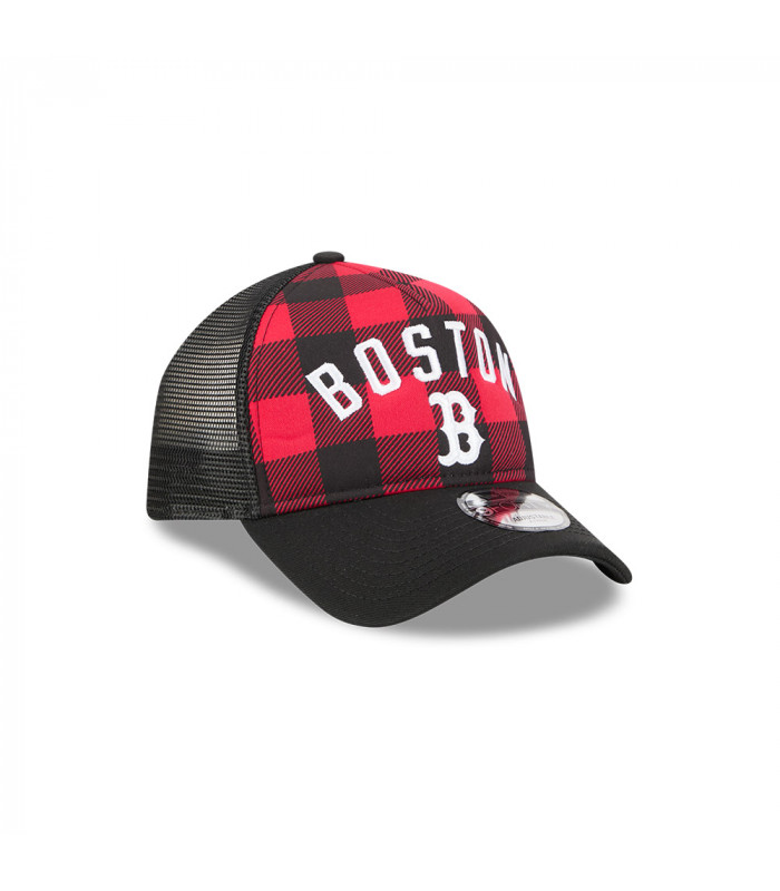 Gorra New Era 9Forty Boston Red Sox Novelty Check Negro