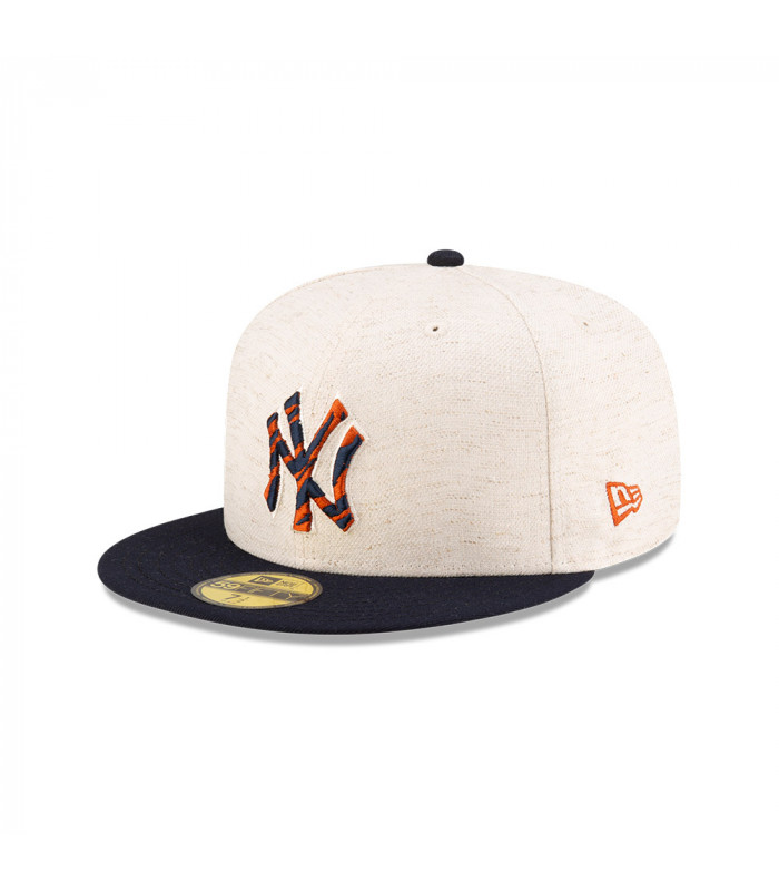 Gorra 59Fifty New York Yankees Hemp Natural Blanco