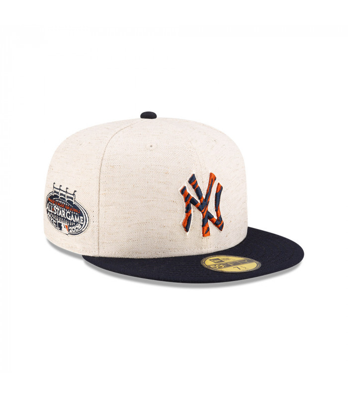 Gorra 59Fifty New York Yankees Hemp Natural Blanco