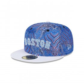 Gorra 59fifty MLB Boston Red Sox Wave Fill Blue