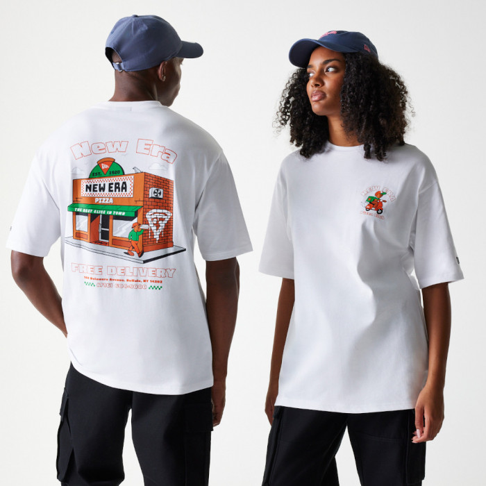 Polera New Era  Store Grphc White