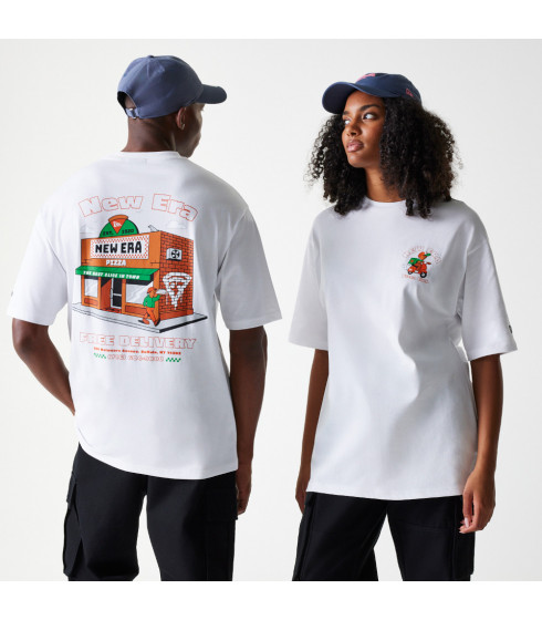 Polera New Era  Store Grphc White