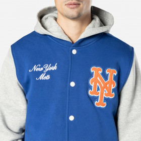 Chaqueta  New York Mets MLB Throcback Prep Azul
