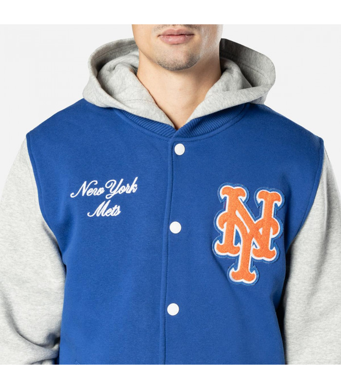 Chaqueta  New York Mets MLB Throcback Prep Azul