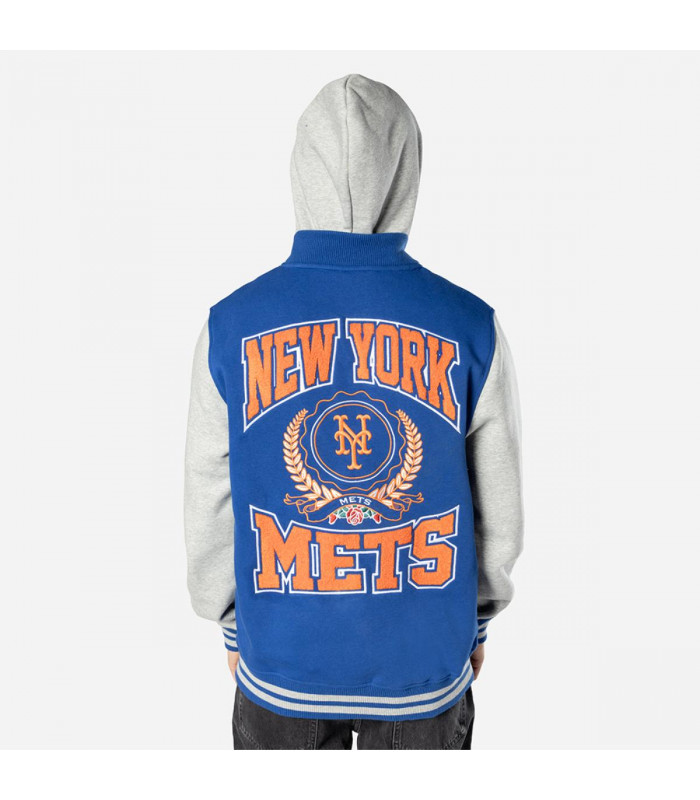 Chaqueta  New York Mets MLB Throcback Prep Azul