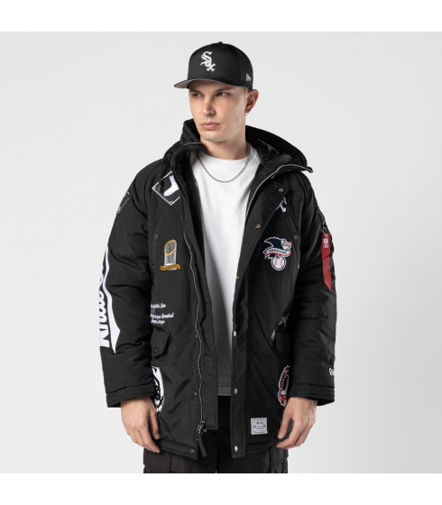 Chaqueta Chicago White Sox Alpha Industries Black