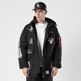 Chaqueta Chicago White Sox Alpha Industries Black