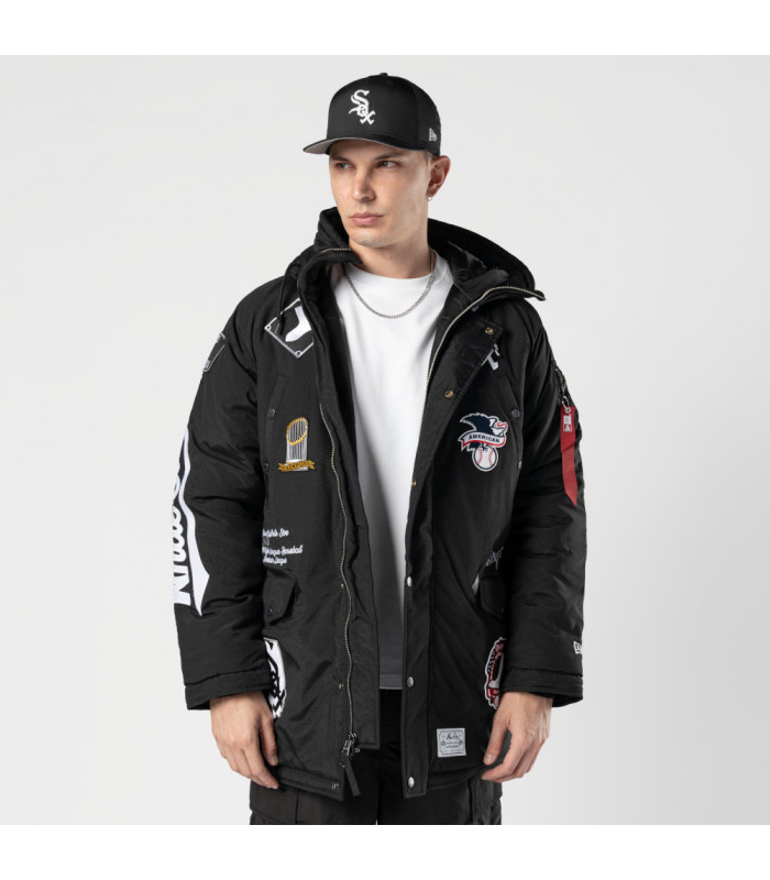 Chaqueta Chicago White Sox Alpha Industries Black