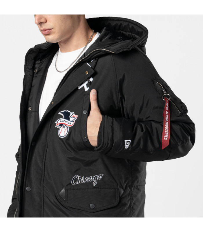Chaqueta Chicago White Sox Alpha Industries Black