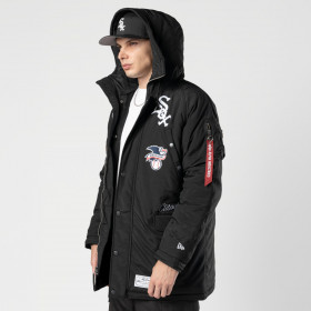 Chaqueta Chicago White Sox Alpha Industries Black