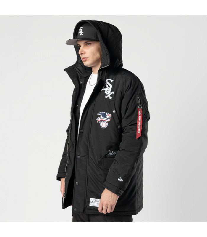 Chaqueta Chicago White Sox Alpha Industries Black