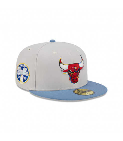 Gorra 59Fifty Chicago Bulls Color Brush Beige